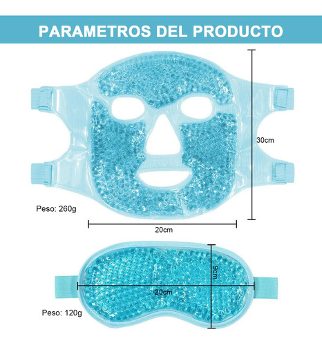 Máscara Para Ojos De Dormir Reutilizable Gel Frío O Caliente