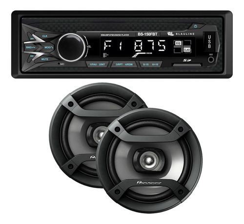 Estereo Bluetooth Am Fm Con Parlantes 6 Pulgadas Pioneer