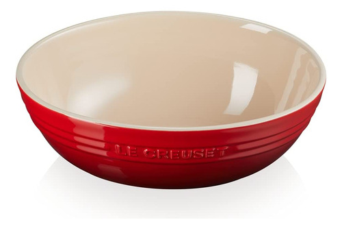 Bowl Le Creuset Servir Oval 29cm Utensilio Para Cozinha Cor Vermelho