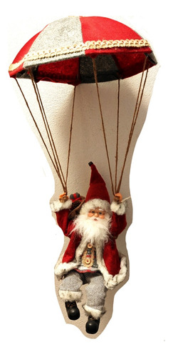 Santa Claus Paracaídas. Adorno Navideño. Oportunidad ______