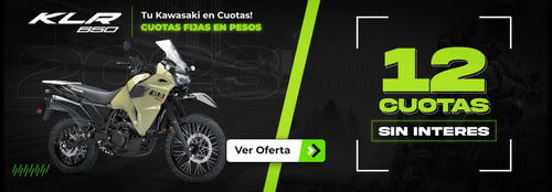 Imagen 5 de 23 de Kawasaki Klr 650 2023 12 Pagos En Pesos Entrega En El Dia!