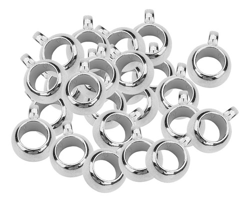 200pcs Agujero Grande Loop Beads Pulsera Collar Pendientes