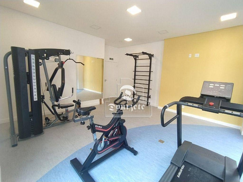 Imagem 3 de 9 de Studio Com 1 Dormitório À Venda, 44 M² Por R$ 365.000,00 - Campestre - Santo André/sp - St0007