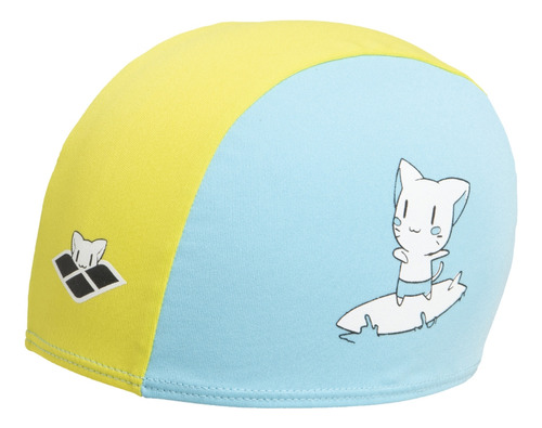 Gorro De Natación Friends Kids Polyester Cap Arena Color Celeste