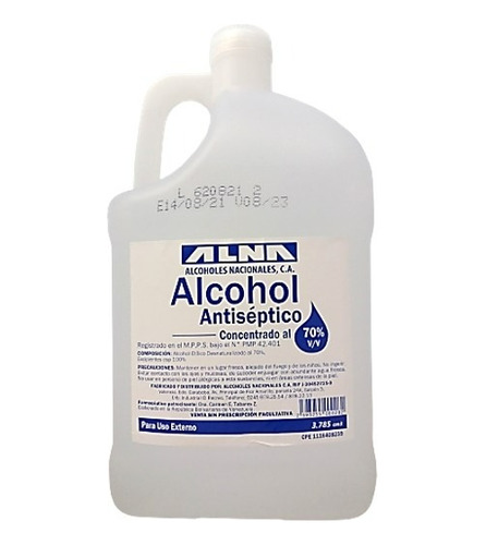 Alcohol Antiséptico X 2 Galones