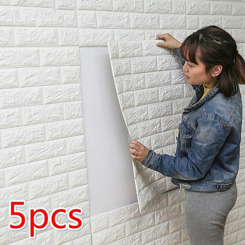 Imagen 1 de 6 de 5 Pegatinas Adhesivas 3d Para Pared, Decoración De Dormitori