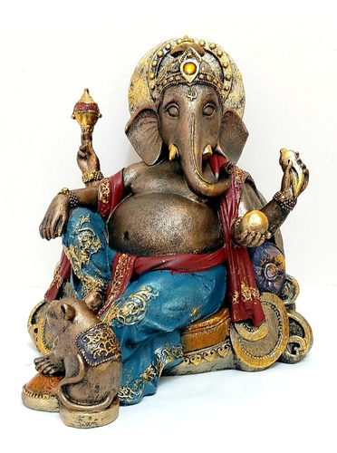 Ganesha Sentado No Trono 2