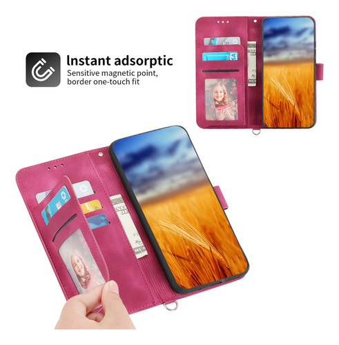 //funda De Piel Tipo Cartera Para Samsung Galaxy S23 S23fe/