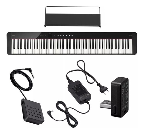 Piano digital Casio px-S1100 | 88 teclas | Bluetooth | Color negro 110 V/220 V