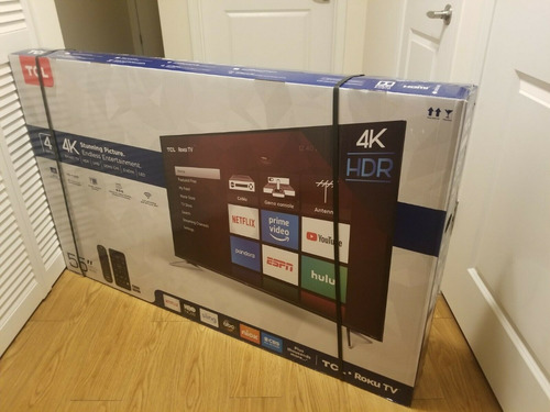 Tcl 55s405 55 4k Led Roku Smart Tv - Black
