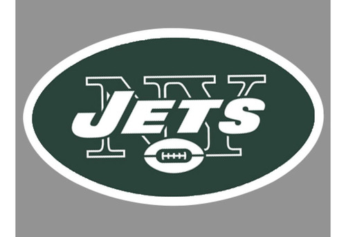 Calcomanía De Color Troquelada De New York Jets De Nfl...