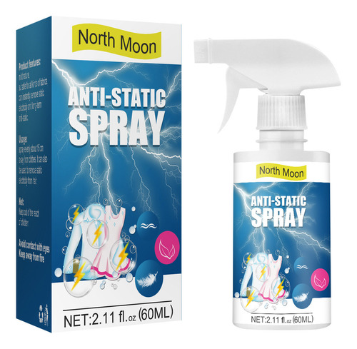 2024 Spray Antiestático Para Ropa Y Colchas  60 Ml