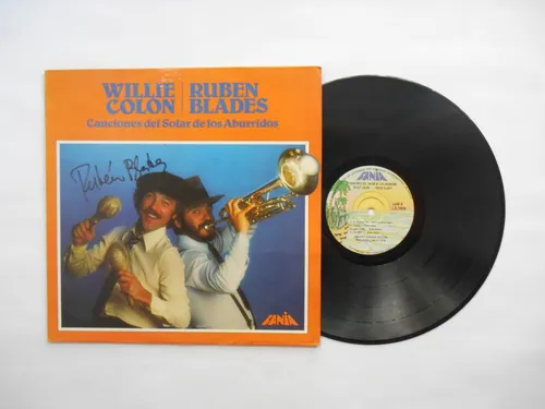 Willie Colón Ruben Blades Canciones Del Solar Autografiado (Usado)