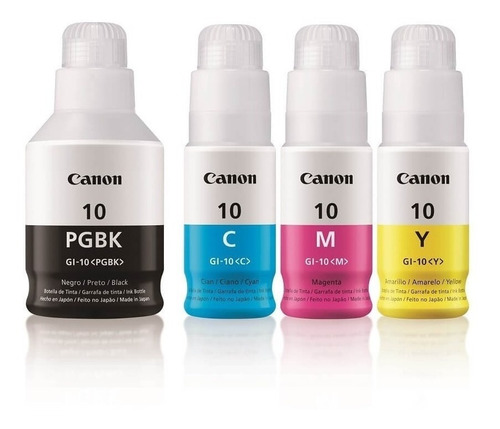 Kit 4 Tinta 100% Original Canon Gi -10 G5010 Wifi Envio Grat