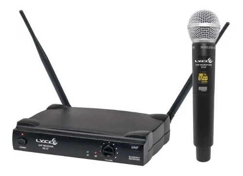 comprar Microfone Sem Fio De Mão Lyco Uh-07m Com 26 Frequências Uhf