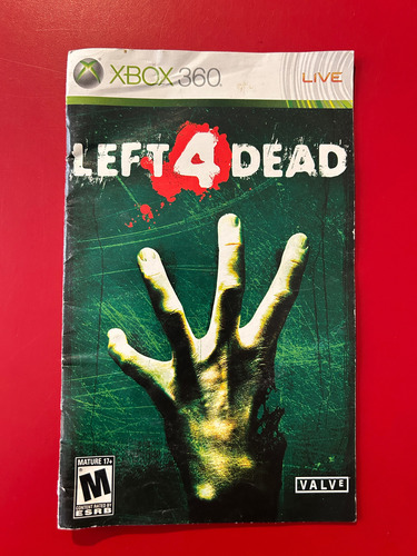 Solo Manual Left 4 Dead Game Xbox 360 (Usado)