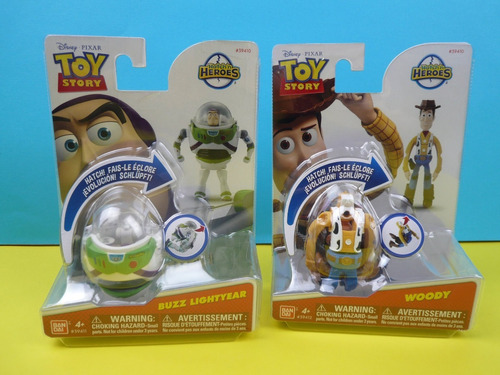 Pack Buzz Lightyear E Woody Hatch´n Heroes Toy Story- Dtc