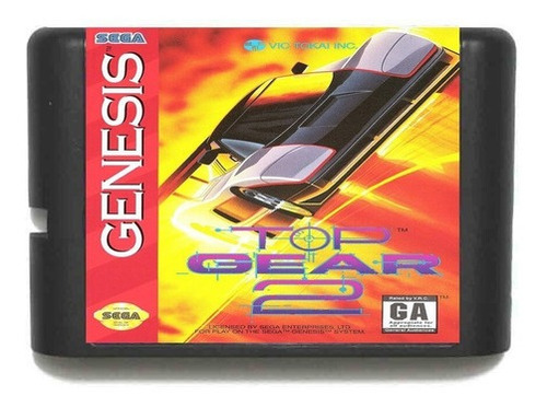 Jogo De Mega Drive, Top Gear 2, Sega, Mega Drive