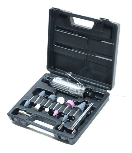 Kit Pulidora Amoladora Neumatica Con Accesorios Konan Kkt-01