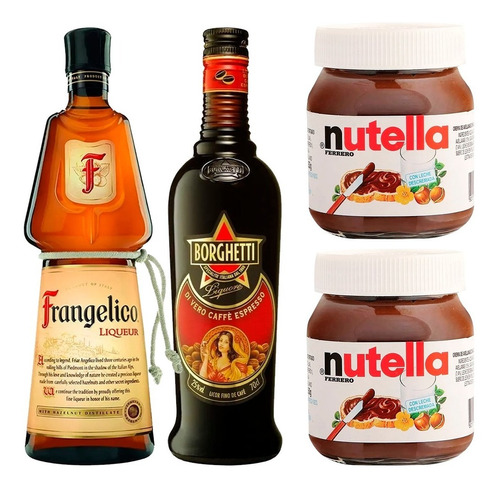 Licor Frangelico + Expresso Borghetti + Nutella Ferrero X2