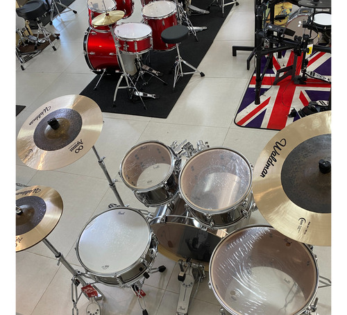 Bateria Pearl Export Exx725sp/c21 Smokey Chrome (mostruário)