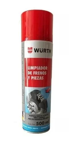 WURTH Limpiador de Freno y Piezas, Desengrasante 500 ml