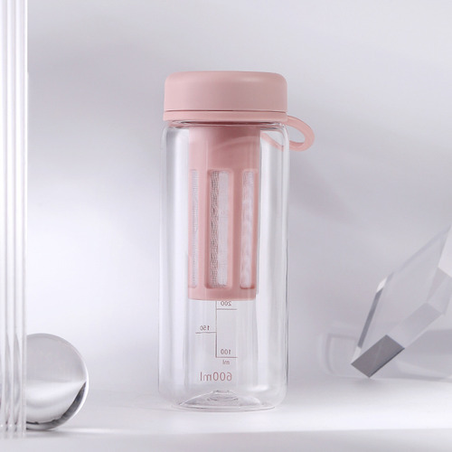 Vaso De Plástico Portátil Summer Fresh De 600 Ml Con Filtro