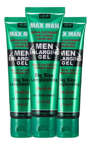 Pack 3 Gel Masage Agrandador  Max Mann 50