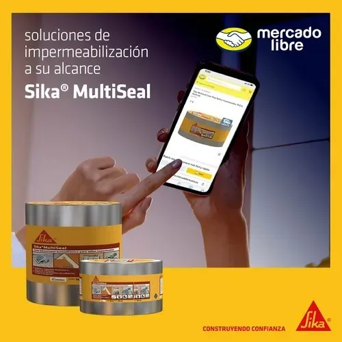 Sika Multiseal Cinta Selladora Impermeable 10 Cm Aluminio