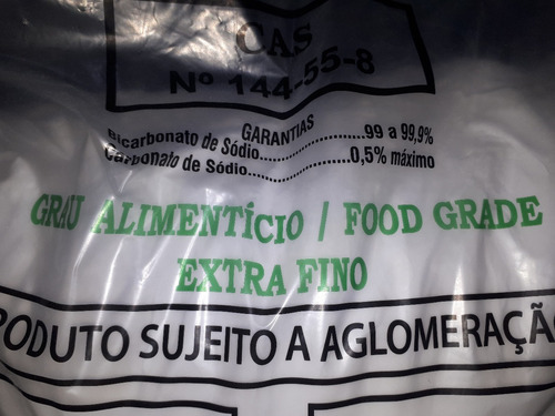 Bicarbonato Sodio Fg 1 Kg Alimentario Químicaxquimicos