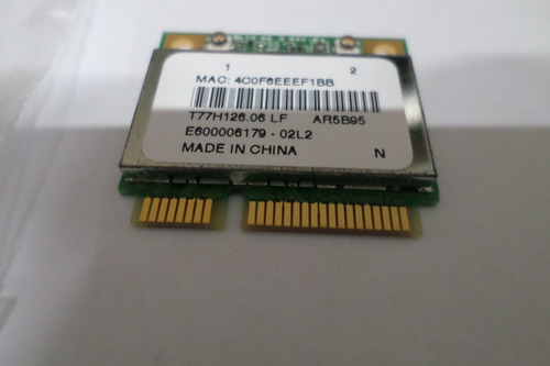Mini Placa Wifi Do Notebook Samsung R430 Ppd Ar5b95 C/ Nf-e Original Nova