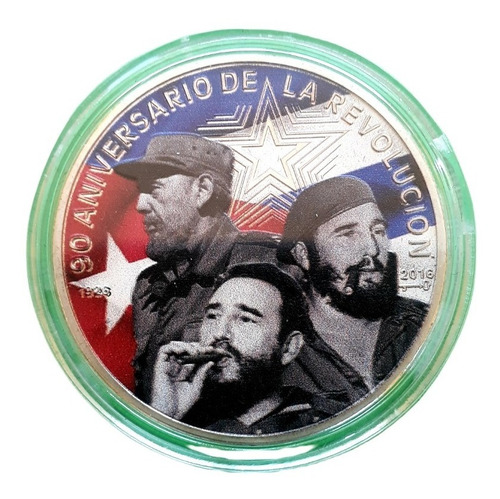 Moneda, Medalla Conmemorativa Revolución Cubana Fidel Castro