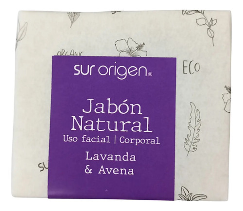 Jabón Natural Lavanda & Avena Sur Origen