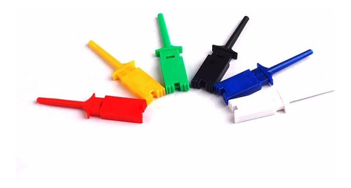 1 X Amarillo Clip Pinza Gancho P/ Tester O Cable Itytarg