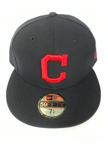 Gorra Indios De Cleveland Azul  C  Roja Varias Medidas 