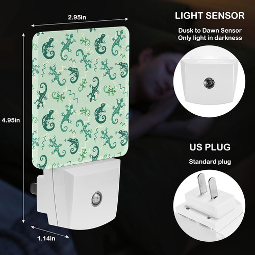 Lámpara De Luz Nocturna Led Con Sensor Inteligente De Anoche