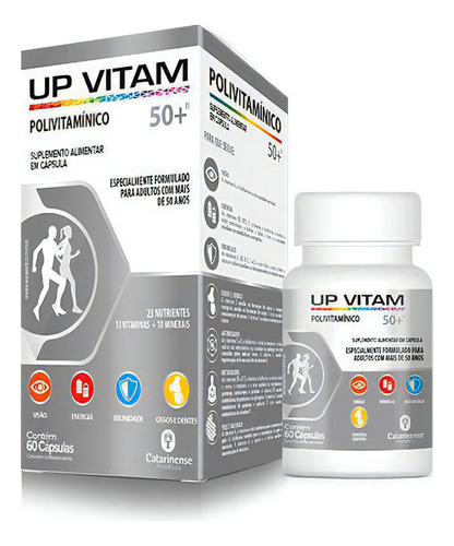 Up Vitam Polivitamínico 50+ 60cps