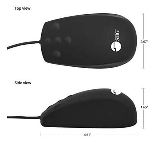 Mouse À Prova D'água Para Computador Com Fio - Mouse Usb -
