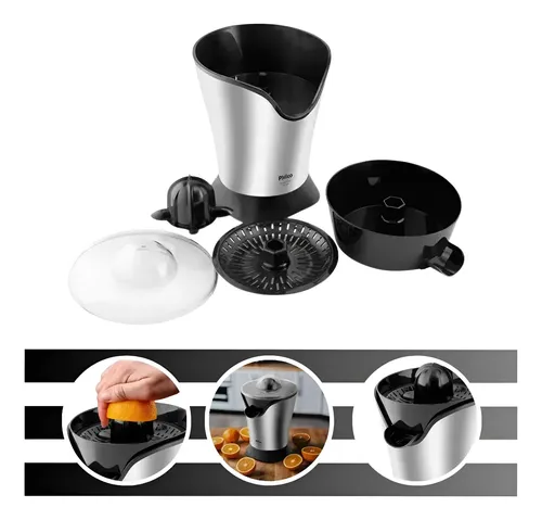 Espremedor De Frutas Pef750 70w Capacidade 1.9 L Philco 127v Prata E Preto 127v