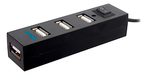 Mini Hub Usb 2.0 Con 4 Puertos Usb Hi Speed Hub Philco