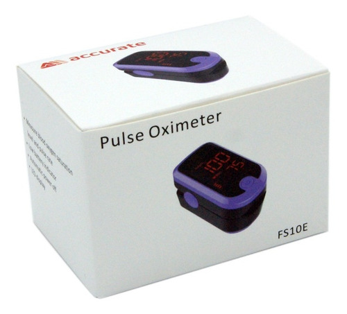 Oximetro De Pulso De Dedo Accurate Fs10e