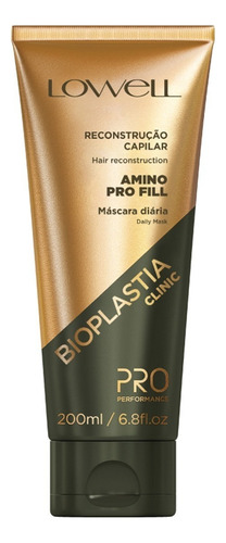 Lowell Bioplastia Clinic Reconstrução Máscara 200ml Full