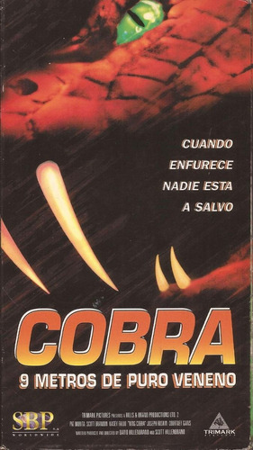 Cobra 9 Metros De Puro Veneno Vhs Terror Pat Morita