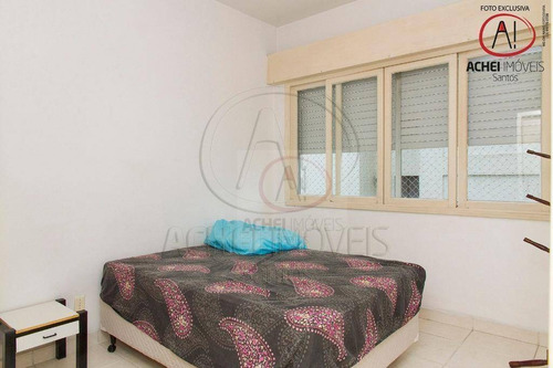 Imagem 22 de 30 de Apartamento Com 3 Dormitórios, 2 Wcs, Andar Alto, Quadra Da Praia, 1 Vaga, À Venda, 128 M² Por R$ 510.000 - Embaré - Santos/sp - Ap10350