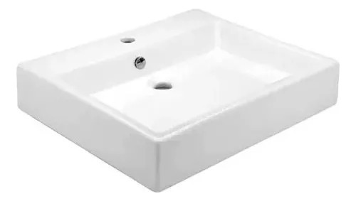 Lv Lucerna1 Helvex Lavabo Sobreponer 1 Perforacion Blanco