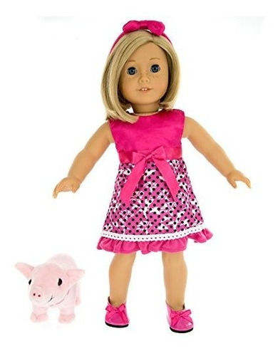 Viste A Lo Largo De Dolly Pet Pig Walker Outfit American Gir