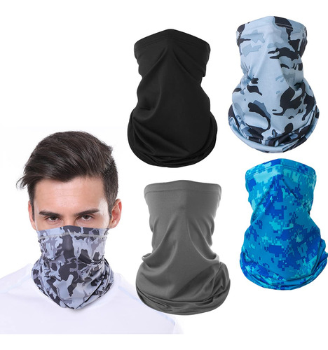 4 Pcs Bandanas Deportivas Para Hombre Y Mujer, Bufandas