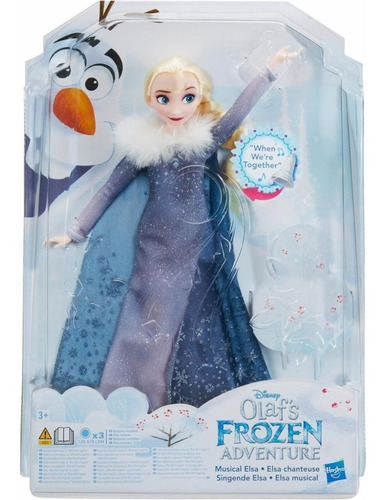 Princesa Frozen Elsa Musical Disney Original Hasbro