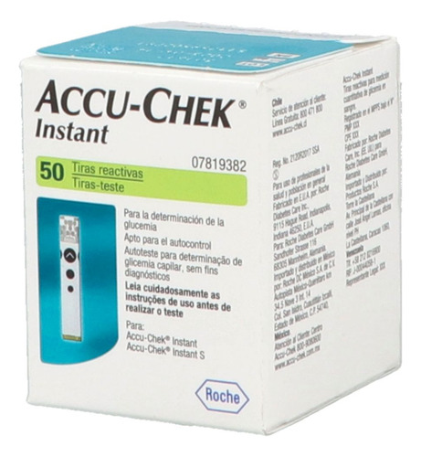 Accu-chek Instant Con 50 Tiras Reactivas Según Presentación