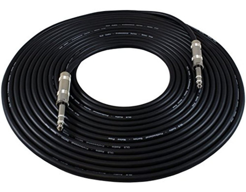 Cable De Parche De Audio De 25 Pies De Largo - 1/4 Trs Por T